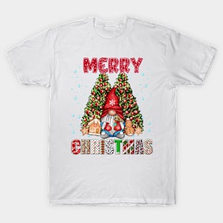 Merry Christmas Gnome Family Funny Xmas Tree Women Men Kids T-Shirt